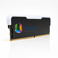 Module de RAM DDR5 RGB 32 Go 4800 MHz pour ordinateur de bureau, dissipateur thermique en aluminium pour PC de jeu, haute performance, overclocking, garantie de 3 ans