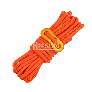 Custom Made 4Mm Reflective Nylon Tent <b>Guy</b> Lines Windproof Tarp <b>Ropes</b> Outdoor Camping Use - Product Image 1