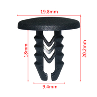 061384 Usine En Gros Retenue Arbre De Noël Clips Auto Clips pour voitures Rivets En Plastique