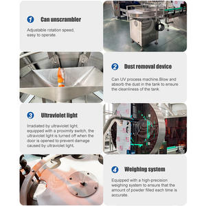 Macchina Automatica <span class=keywords><strong>ORME</strong></span> per Pesatura, Riempimento e Sigillatura di Talco e Polvere di Peperoncino in Bottiglia - Product Image 4