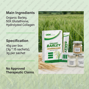 Polvo de Pasto de Cebada 3g*15, Suplemento Saludable de Grado Alimenticio, Rico en Vitaminas y Fibra, Apoyo Natural para la Desintoxicación - Product Image 5