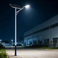 Lampadaire Solaire Extérieur en Aluminium 600W de Qualité Ingénierie avec Télécommande Rétroréfléchissante pour Avertissement de Chantier Routier