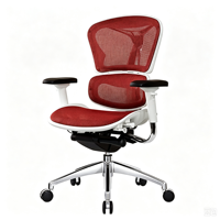 Chaise de bureau ergonomique en maille avec accoudoirs 3D, inclinaison synchrone, hauteur réglable pour bureau à domicile, salon, école, design moderne