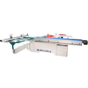 Scie circulaire mobile à table coulissante 45 et 90 degrés pour le travail du bois, idéale pour la découpe de panneaux de mélamine - À vendre - Product Image 3