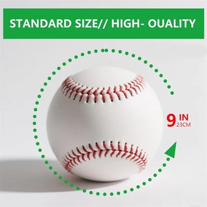 Pelota <span class=keywords><strong>de</strong></span> Béisbol Oficial Tamaño 9 para Entrenamiento, Práctica, Campo <span class=keywords><strong>de</strong></span> Juego, Autógrafos, <span class=keywords><strong>Estadio</strong></span>, Jardín Trasero - Product Image 2