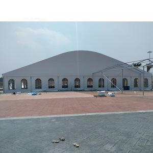 Tente en alliage d'aluminium en forme d'arc, tissu PVC imperméable, ouverture rapide, type étendu, pour mariage, fête, usage commercial et stockage - Product Image 1