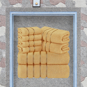 Lot de serviettes de bain 100 % coton à séchage rapide, personnalisables avec logo tissé, couleur unie, pour usage domestique ou hôtelier - Product Image 2