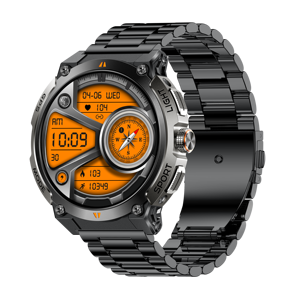 GPS thông minh đồng hồ ak17g AMOLED Màn hình 1.43 "la bàn HR bo BP 100 + thể thao chế độ tập thể dục Tracker IP68 không thấm nước SmartWatch cho nam giới - Product Image 1