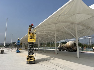 <span class=keywords><strong>Pvdf</strong></span> ngụy trang thân thiện với môi chống cháy sân vận động Lều màng kéo mái sân bóng rổ công viên khách sạn màng nhịp lớn - Product Image 5