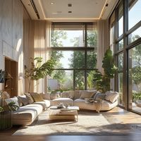 Fenêtre à battant en aluminium à rupture de pont thermique avec double vitrage trempé pour villa et bâtiment résidentiel