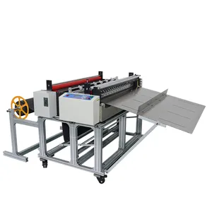 Automatic Computer Paper Label Cutting Machine Eva Foam Fabric Aluminium Rolls To Sheet Pvc Film Pe Non Woven Cutter Machine