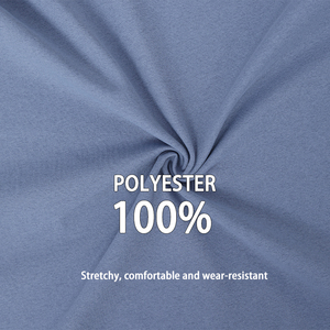 بلوزة UPF50 من البوليستر للرجال فضفاضة جيدة التهوية + صدرية برقبة دائرية مضادة للميكروبات ملابس رياضية سريعة الجفاف بدون أكمام للياقة البدنية تانك توب - Product Image 6