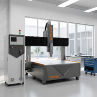 Machine de gravure CNC industrielle à 4 axes pour la sculpture sur bois et mousse avec broche oscillante pour l'industrie du meuble et de la décoration