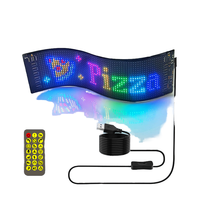 Panneau LED pliable de publicité commerciale étanche pour la décoration de fête d'affichage de vitrine LED matrice signe graphiques personnalisés