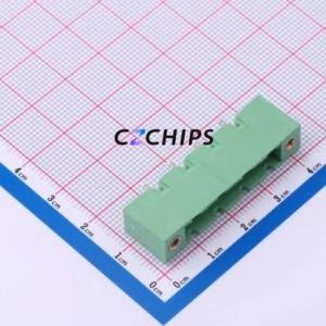 DB2EVM-7.62-4P-GN-S Plug-in Terminal Block Through hole,P=7.62mm Board-to-Board / Socket - Closed Screw Fixing 1x4P 7.62mm - Product Image 1
