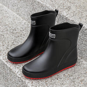 המפעל הסיטונאי באיכות גבוהה גברים אופנתיים מגפי גשם למבוגרים נעלי גשם למבוגרים עבור קיץ ואביב - Product Image 2