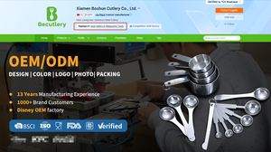 ملعقة قياس من الفولاذ المقاوم للصدأ مع فتحة, مغرفة قياس من صانعي القطع الأصلية BSCI 430 ذهبية اللون - Product Image 4