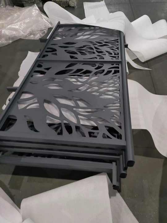 CNC Laser Cut Aluminum Railing - High End Balcony Deck