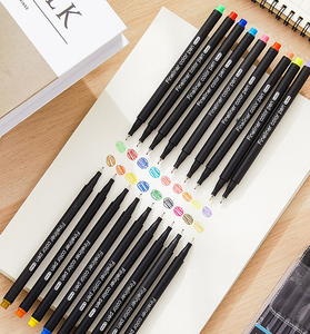 Fournitures d'art populaires logo personnalisé fineliner stylo de couleur stylo à dessin ensemble de marqueurs à pointe fine - Product Image 3