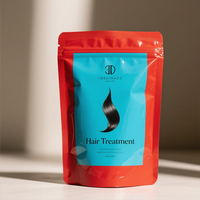 Sacs d'emballage personnalisés Sachet d'échantillon cosmétique Paquets de scellage Paquets de shampooing Feuille d'aluminium Pochette à 3 joints latéraux Sac pour masque capillaire