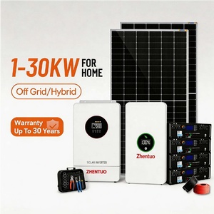 Système <span class=keywords><strong>solaire</strong></span> hors réseau complet de 10 kW avec contrôleur MPPT, batterie au lithium Lifepo4, onduleur à onde sinusoïdale pure pour usage domestique - Product Image 4