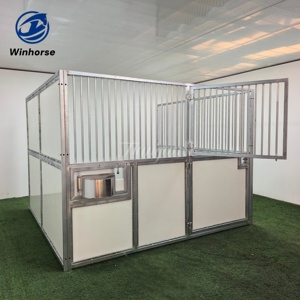 移动式独立式马厩 HDPE 马厩板，适用于户外表演和比赛 - Product Image 1