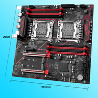 JGINYUE X99-8 X99-9 X99-TI PLUS E/M-ATX Mainboard Gaming PC LGA2011-3 DDR3/DDR4 256G Mendukung Core Xeon E5 V1 V2 V3 V4