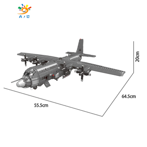AJB thème <span class=keywords><strong>militaire</strong></span> <span class=keywords><strong>bombardier</strong></span> stratégique décoration assemblé ensembles de blocs de construction enfants jouet éducatif pour enfant - Product Image 5