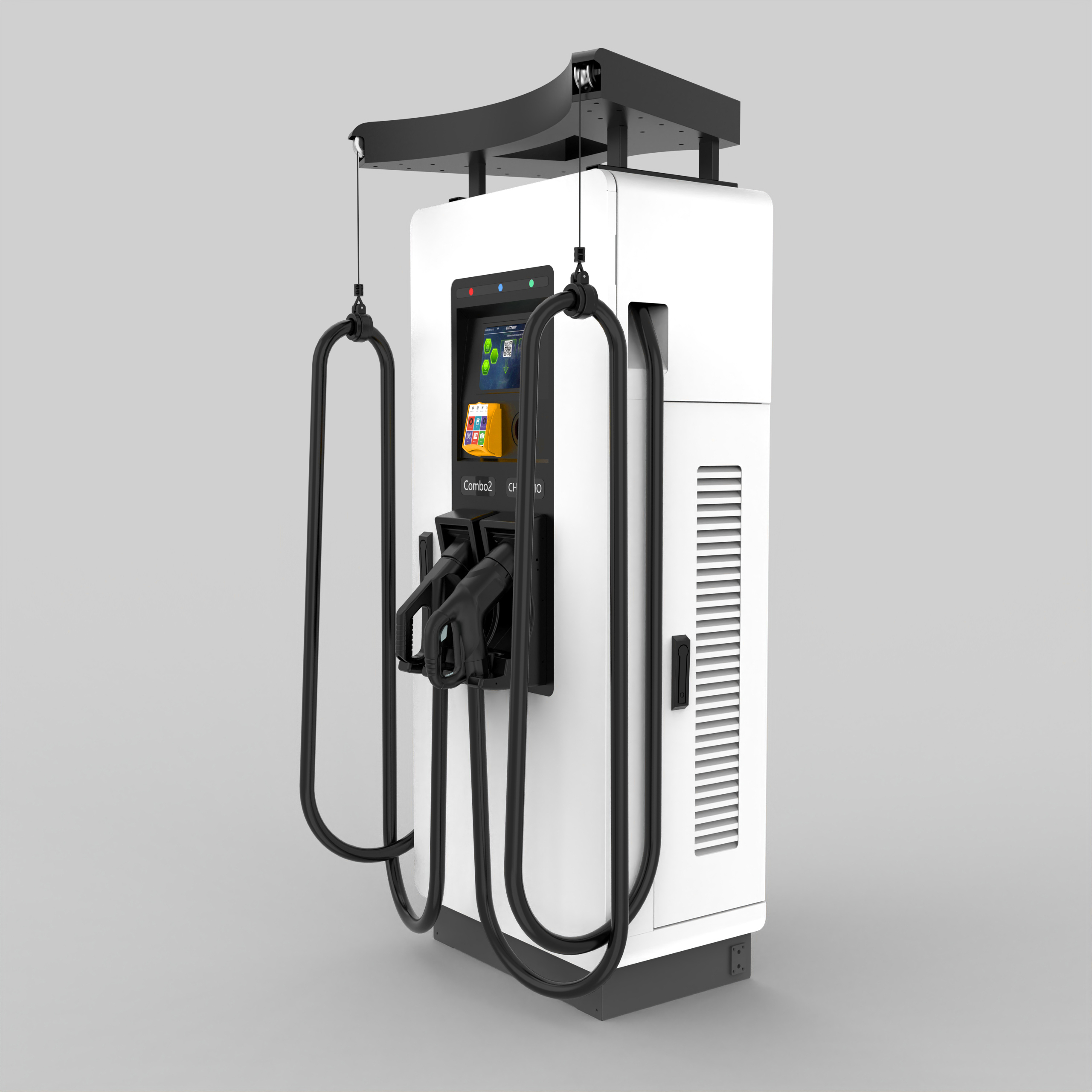 Dc Ev Charger Floor-Mounted 60kw 80kw 120kw 160kw Fast Ccs Gbt Charging Station Pile For Electric Car · image 5