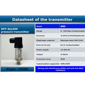 Smart per APP Bluetooth trasmettitore di pressione calibrato facile funzionamento USB collegato trasmettitore di livello per aria e Gas - Product Image 3
