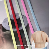 Bande élastique pliée en nylon 1030-6, accessoire de bordure élastique pour vêtements, ceintures et textiles de maison, vente en gros