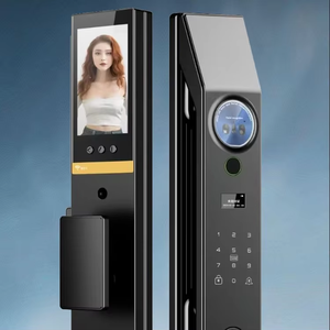 3D Nhận dạng khuôn mặt mật khẩu mã Khóa từ xa trực quan cửa gỗ thông minh chống trộm hợp kim nhôm Wifi tuya đám mây thẻ nhớ nhà - Product Image 4