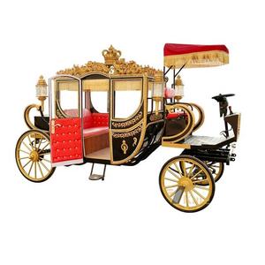 Calèche royale électrique pour mariage, calèche à chevaux pour visites touristiques, calèche Cendrillon à vendre - Product Image 1