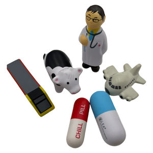 Balle anti-stress en mousse PU Offre Spéciale balle anti-stress personnalisée en forme d'<span class=keywords><strong>avion</strong></span> en mousse PU balle anti-stress - Product Image 6