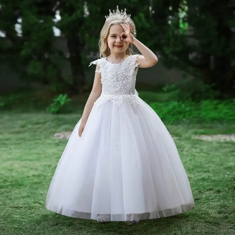 Hochzeits feier tragen Geburtstags kleider für Mädchen von 9 Jahren alten Mädchen Mädchen Kleider