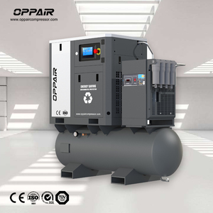 เครื่องอัดอากาศแบบเงียบ OPPAIR China 15KW 1.6 พร้อมเครื่องทำลมแห้ง สำหรับเครื่องตัดเลเซอร์ - Product Image 1