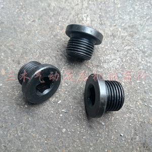 Hex <b>Socket</b> Flange Plug Carbon Steel M12 M14 M16 M18 Hydraulic Pipe Cap <b>Screw</b> Plug Connector - Product Image 2