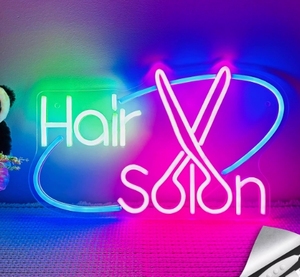 Señal de neón Led abierta para salón de belleza, personalizado, para salón de belleza, estudio de uñas, peluquería, barbería, decoración de vestidor - Product Image 2