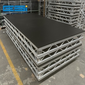 Lite Deck Portable Square Stage Made of Durable Aluminium Alloy and Plywood TUV Certified - Product Image 3