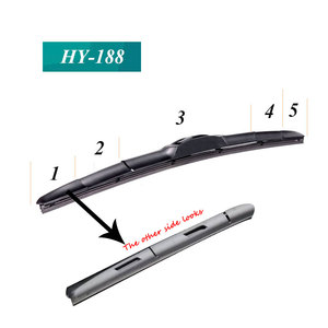 Spazzole tergicristallo <span class=keywords><strong>auto</strong></span> nuova Super Hyrid con 5 segmenti di tergicristallo durevole colonna vertebrale HY-188 2a - Product Image 3