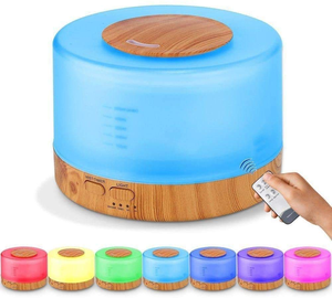 Humidificateur d'air ultrasonique en bois à brume froide, diffuseur d'huiles essentielles et d'arômes, vente chaude - Product Image 3
