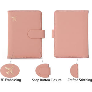 Fundas para pasaporte de cuero de primera calidad, funda con ranuras para tarjetas, Pasaporte <span class=keywords><strong>Carnet</strong></span>, funda bonita para pasaporte, soporte para libros, bolsas para certificados - Product Image 3