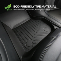 Tapetes de Auto 3D Impermeables y sin Olor de TPE, Revestimiento para Piso de Auto, Alfombra para Honda Civic 2007-2011 2012-2015 2016-2021 2022-2026