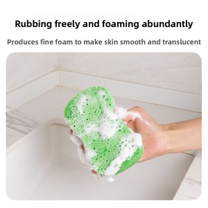 Zenidoo Éponge de Douche Carrée Moderne 1 pièce, Éponge de Bain Douce pour le Corps, Masseur Corporel pour Enfants et Bébés - Product Image 3