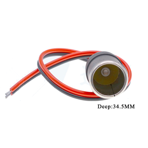 Sostituzione terminale batteria femmina da 12 Volt filo da 1.5mm per cavo Jack spelato moto con presa accendisigari - Product Image 3