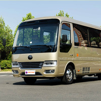 Bus électrique de luxe Yu-tong T7, 19 places, recharge rapide, pour le tourisme et les longs trajets