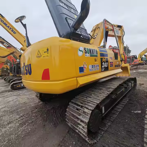 Excavatrice sur chenilles d'occasion KOMATSU PC240LC-8 de 24 tonnes, prête à être expédiée, avec moteur et composants de pompe principaux, à vendre - Product Image 4