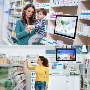 21.5/22 Inch Display 1080P Advertising Player IPS Screen Digital Photo Frame with <b>Calendar</b> White Full HD Mp4 Movie Player - Product Image 5