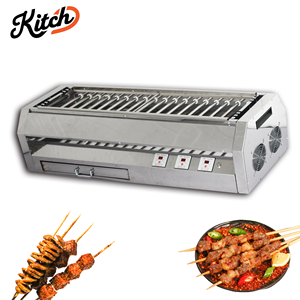 Machine à barbecue automatique pour agneau poulet légumes boeuf-équipement de cuisine sans fumée - Product Image 6