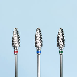 5in1 टेप किया टाइटेनियम सुरक्षा कार्बाइड नाखून ड्रिल बिट्स मिलिंग कटर मैनीक्योर हटा जेल नाखून सहायक उपकरण शंकु ड्रिल बिट नाखून - Product Image 3